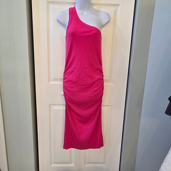 Michael Stars Pennie ribbed knit midi dress pink Stitch Fix Resort Wear cruise - Picture 2 of 8
